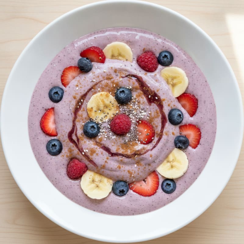 Berry Banana Protein Smoothie