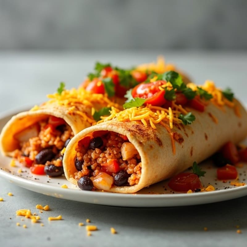 Healthy Spicy Chicken Enchiladas