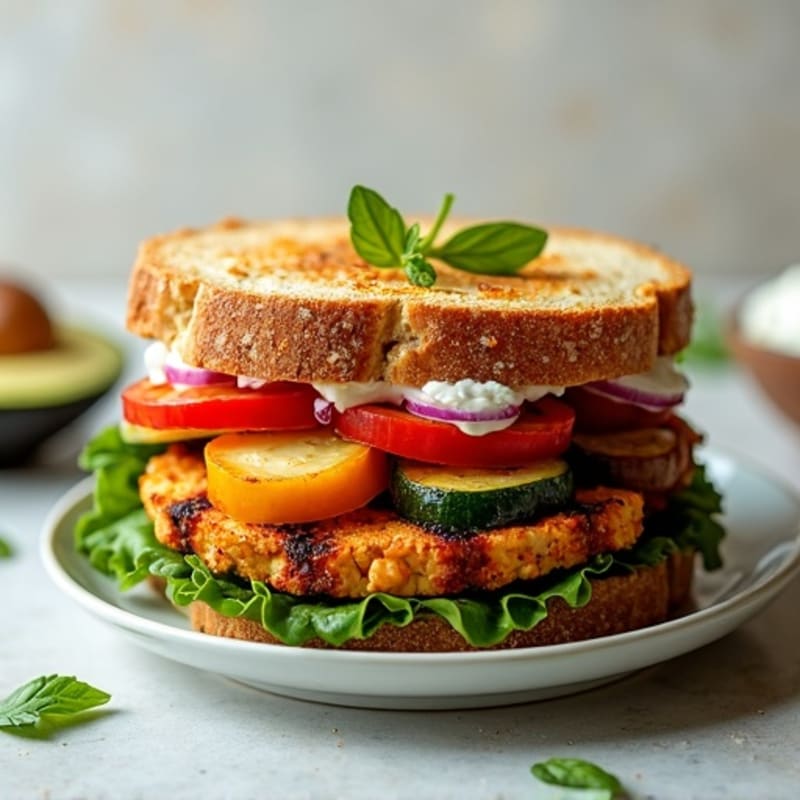 Hearty Grilled Vegetable Sandwich