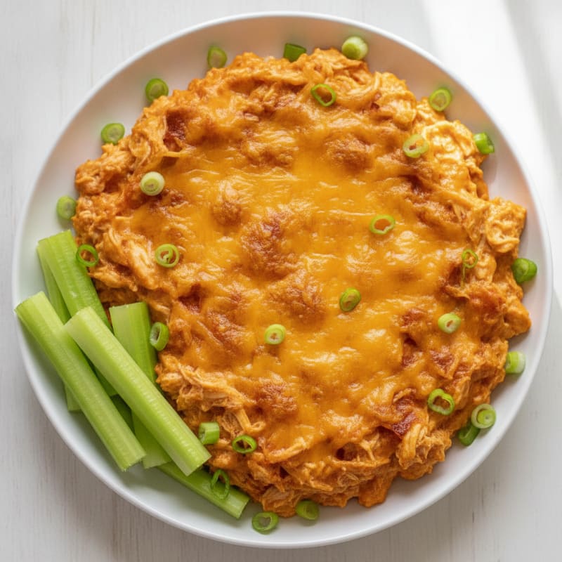 Baked Buffalo Chicken Dip