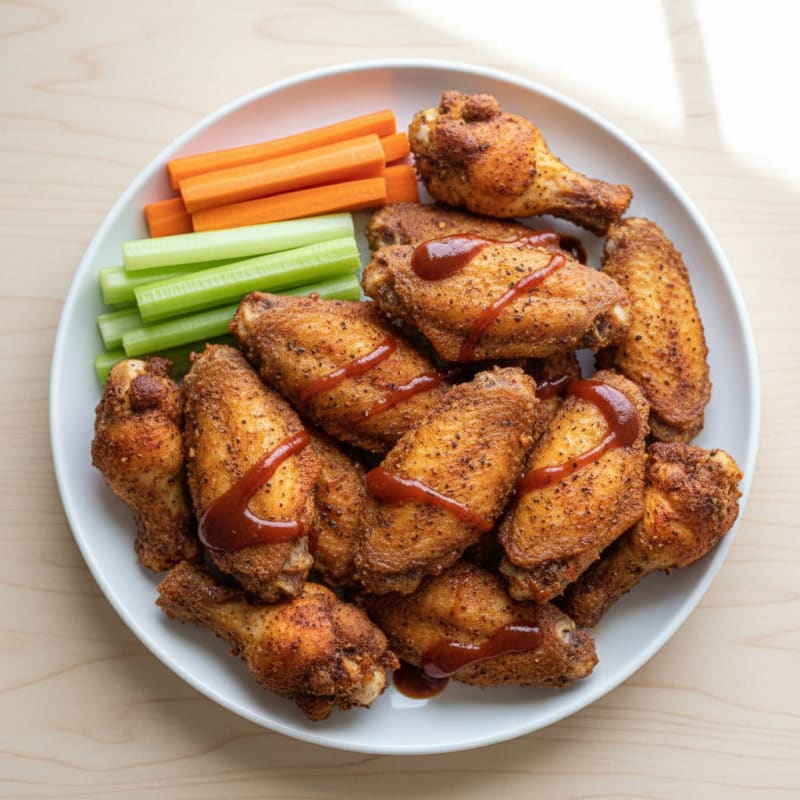 Crispy BBQ Spiced Chicken Wings