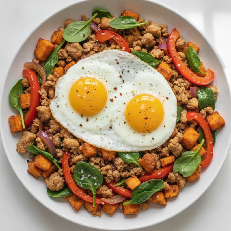 Hearty Grand Slam Breakfast Skillet