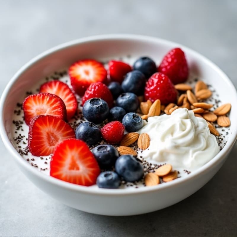 Protein-Packed Greek Yogurt Power Bowl with Berries