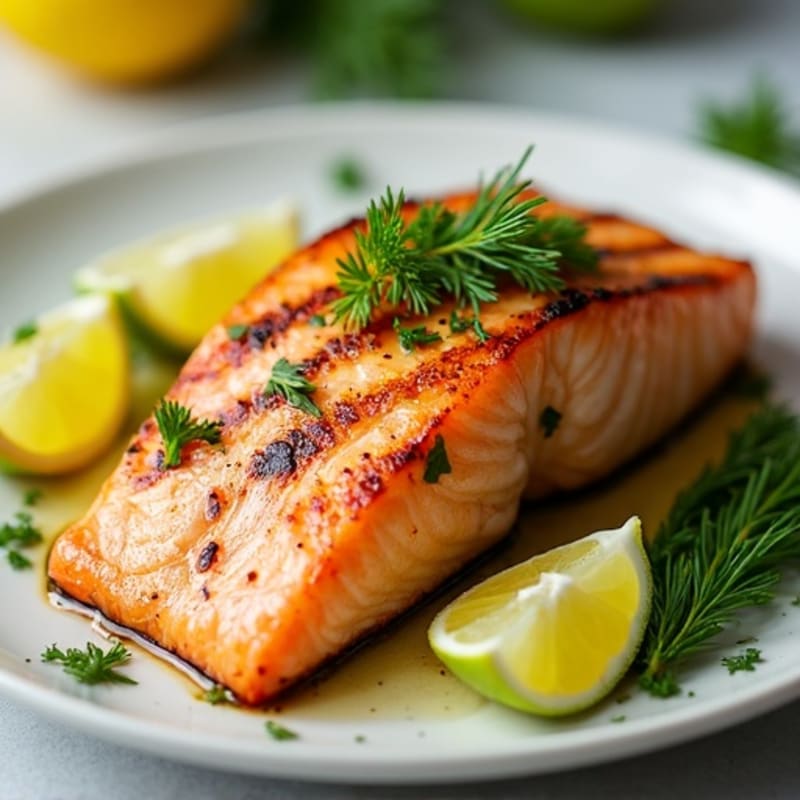 Citrus-Herb Grilled Salmon with Fresh Herbs