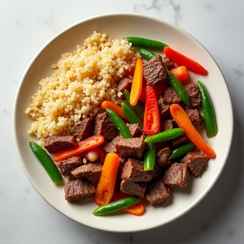 Lean Beef Stir Fry with Mixed Vegetables