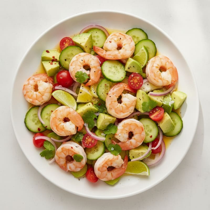 Shrimp and Avocado Ceviche with Citrus Marinade