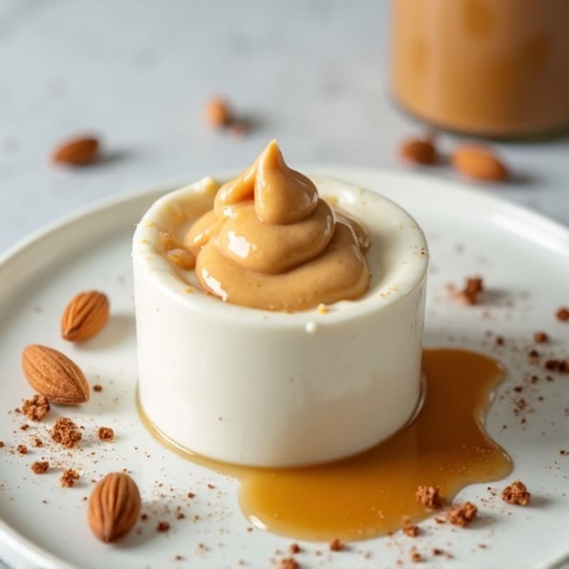 Silky Greek Yogurt Protein Pudding with Almond Butter