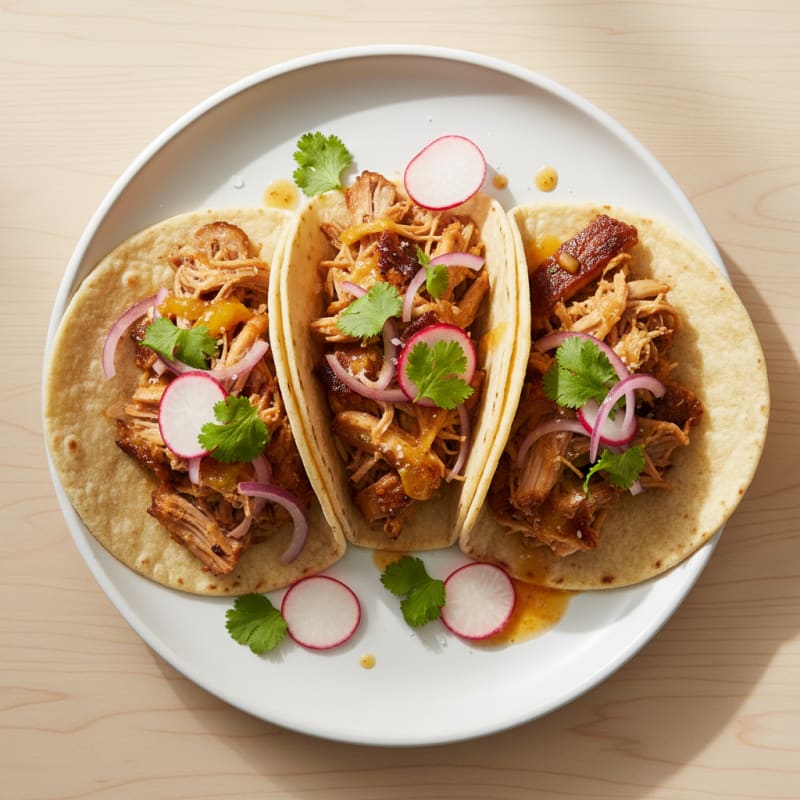 Slow-Cooked Pork Carnitas Tacos