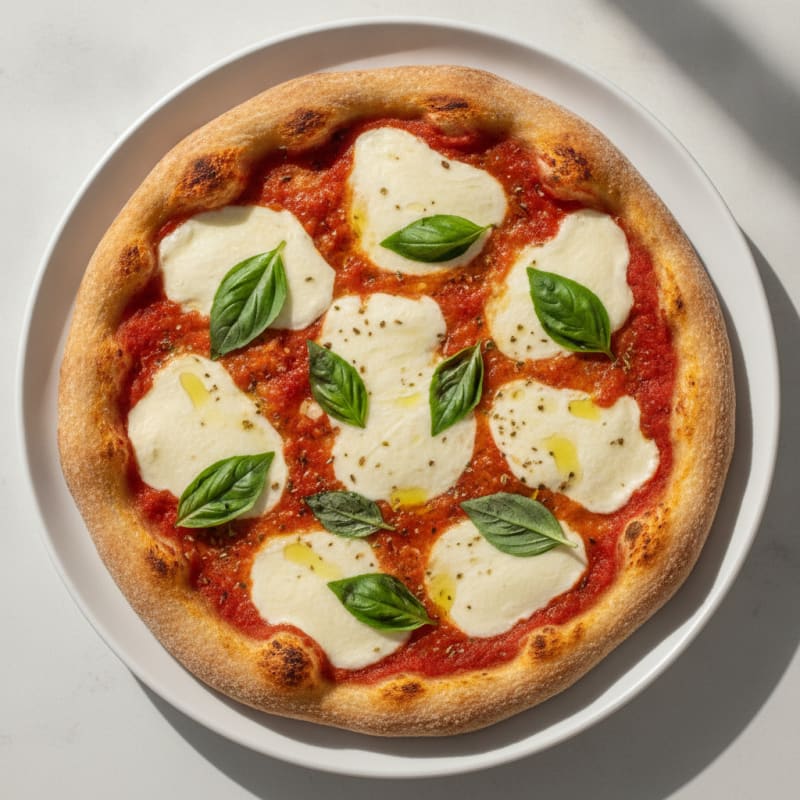 Classic Margherita Pizza with Fresh Basil