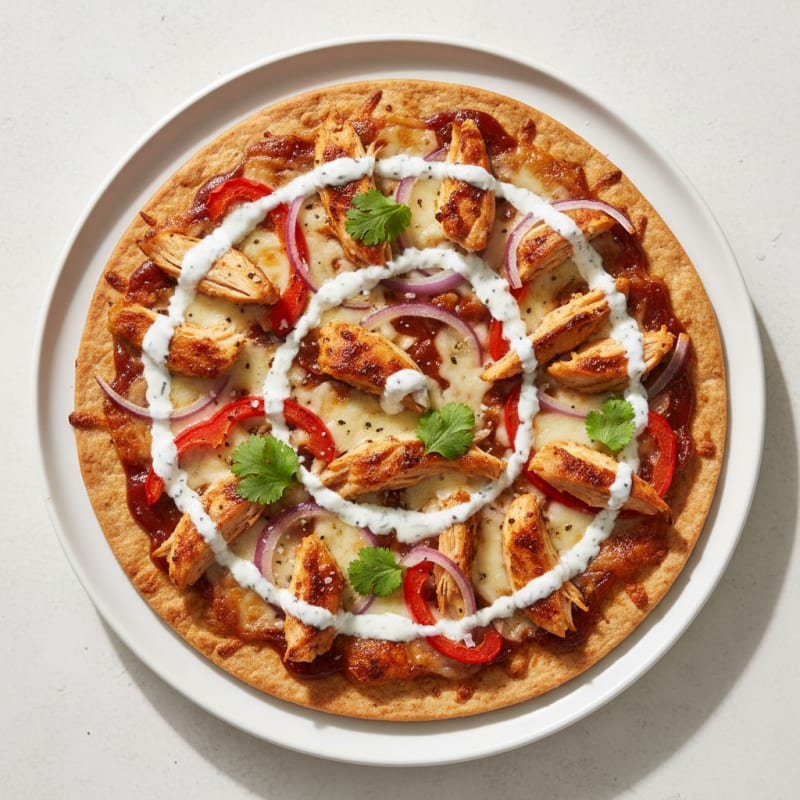 Crispy BBQ Ranch Chicken Pizza