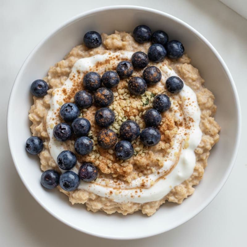 Blueberry Oatmeal Power Bowl