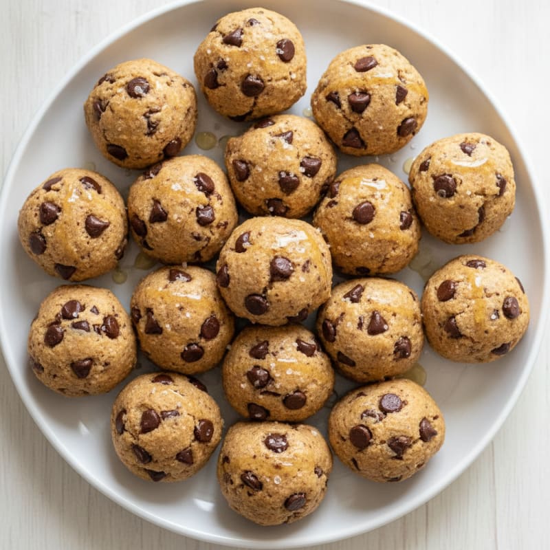 No-Bake Chocolate Chip Protein Cookie Dough Bites