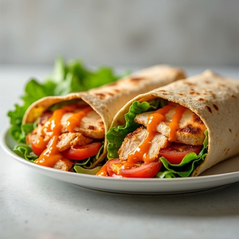 Fresh Buffalo Ranch Chicken Wrap
