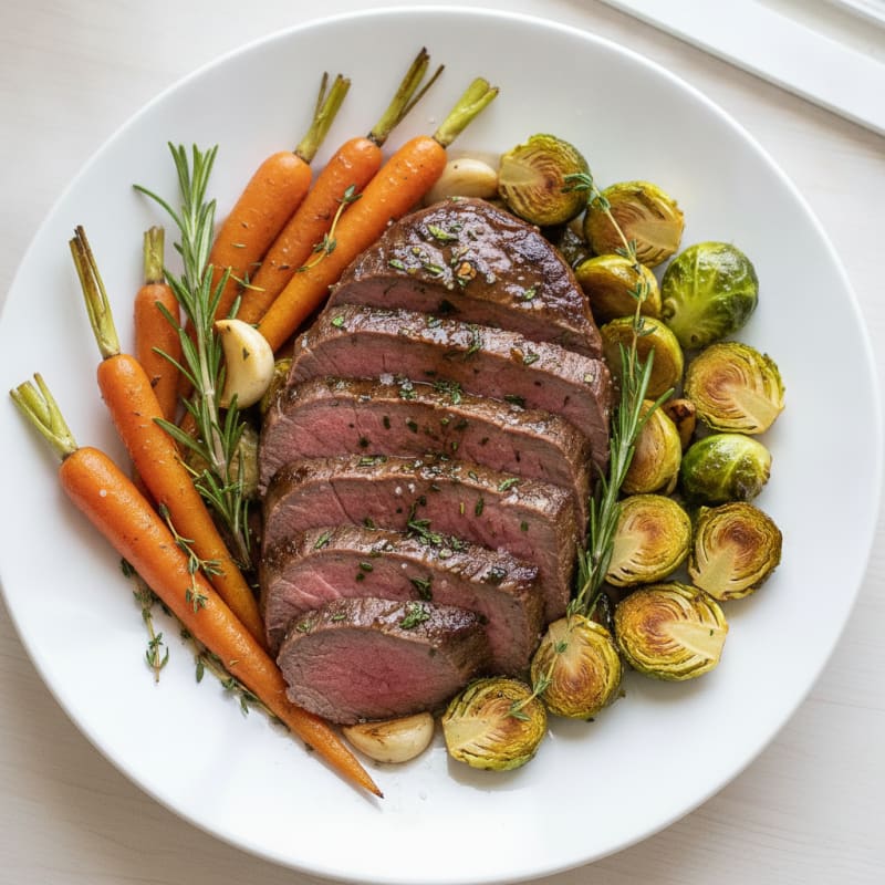 Garlic Herb Roasted Beef