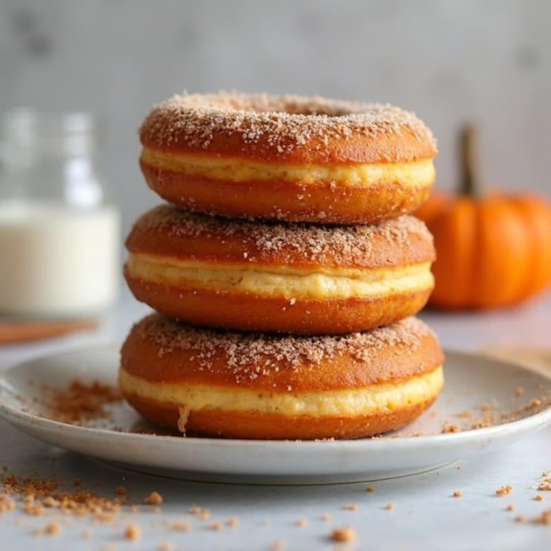 Protein-Packed Baked Pumpkin Spice Donuts