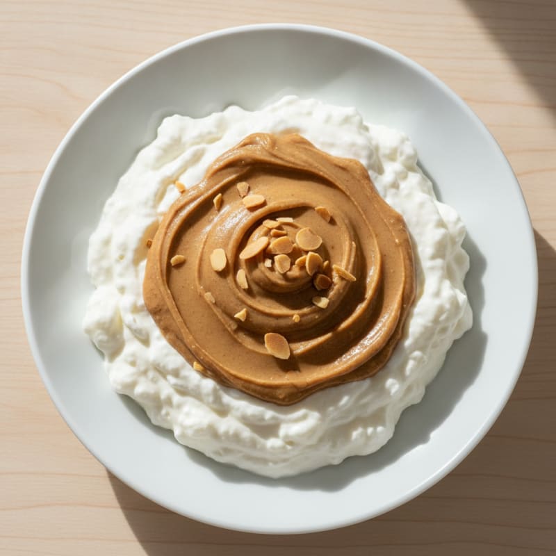 Silky Greek Yogurt Protein Pudding with Almond Butter