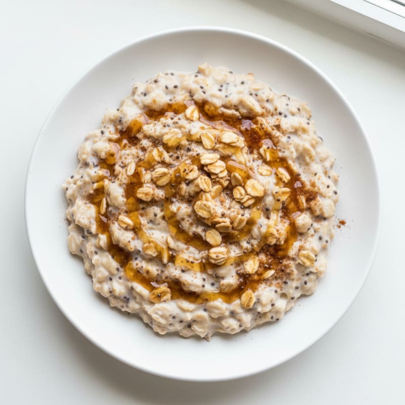 Honey Oat Milk Overnight Oats