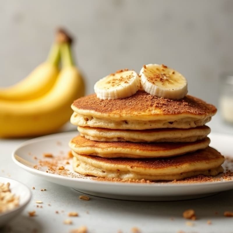 Protein-Packed Banana Oat Pancakes