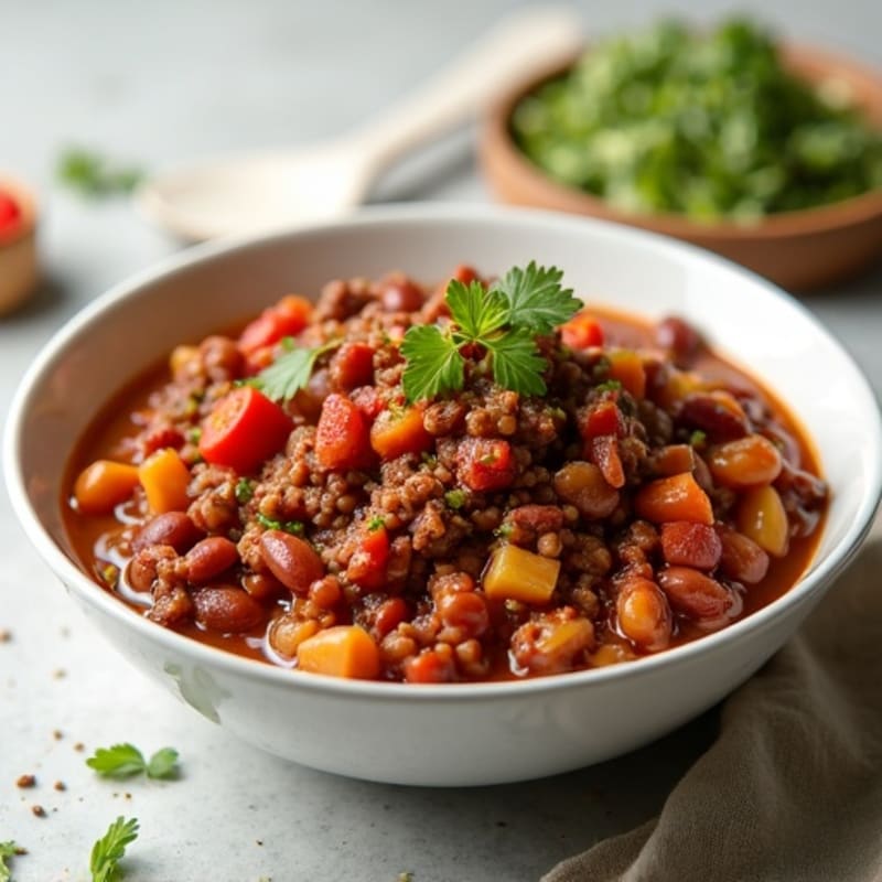 Lean Beef and Bean Homestyle Chili