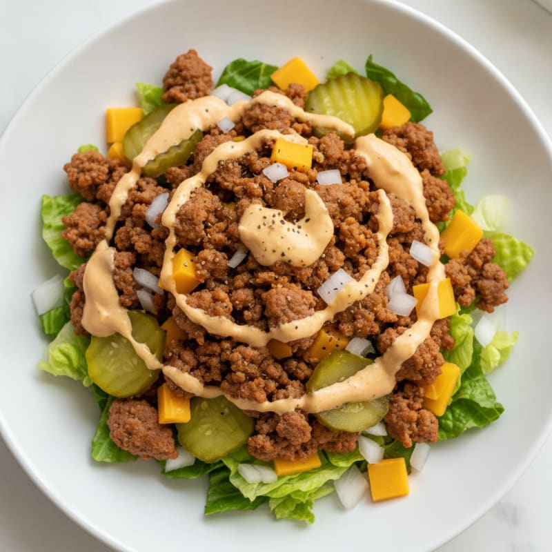 Big Mac Protein Bowl