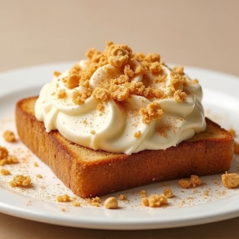 Creamy Peanut Butter Protein Fluff Toast