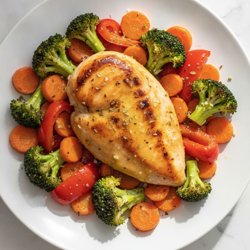 Lemon Herb Chicken with Roasted Vegetables