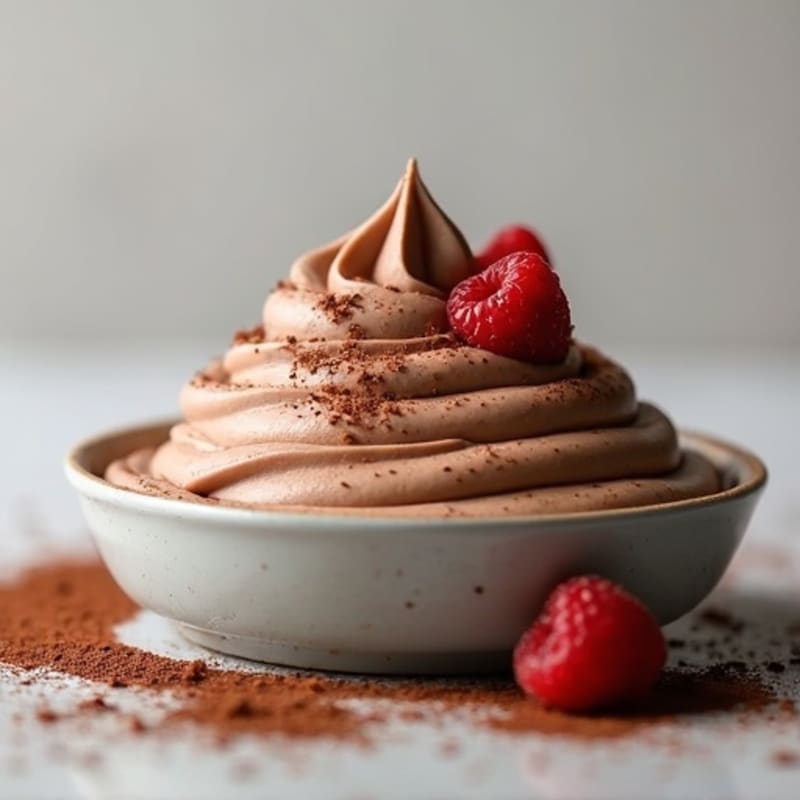 Silky Chocolate Protein Pudding with Greek Yogurt
