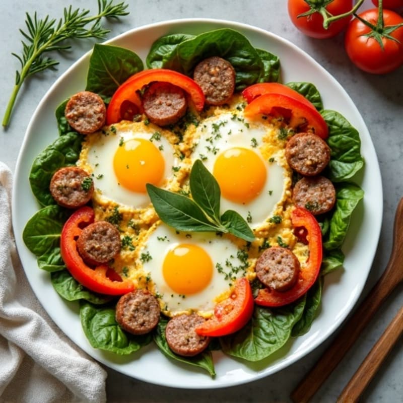 Sheet Pan Egg and Veggie Scramble