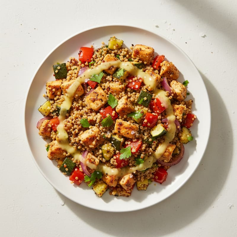 Zesty Roasted Quinoa and Vegetable Medley