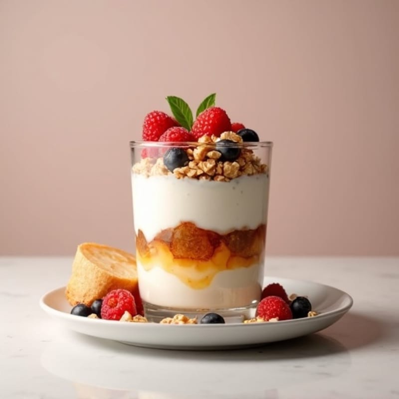 Noosa Yogurt Parfait with Protein Granola and Old Fashioned Oatmeal