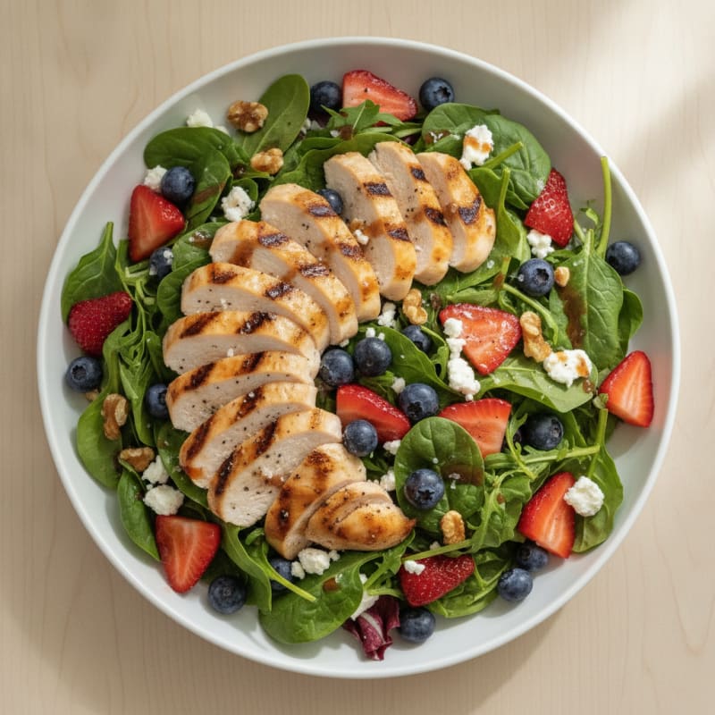 Grilled Chicken and Berry Salad