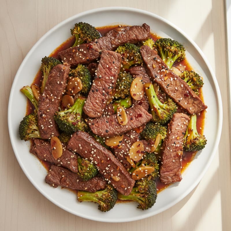 Sesame Beef & Broccoli Stir-Fry