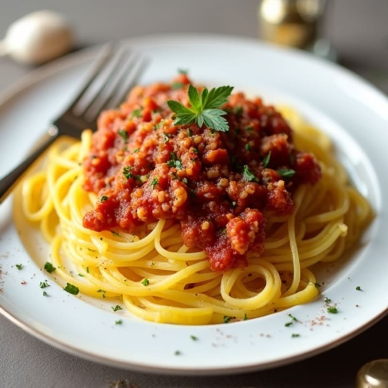 Spaghetti Squash with Hearty Turkey Marinara