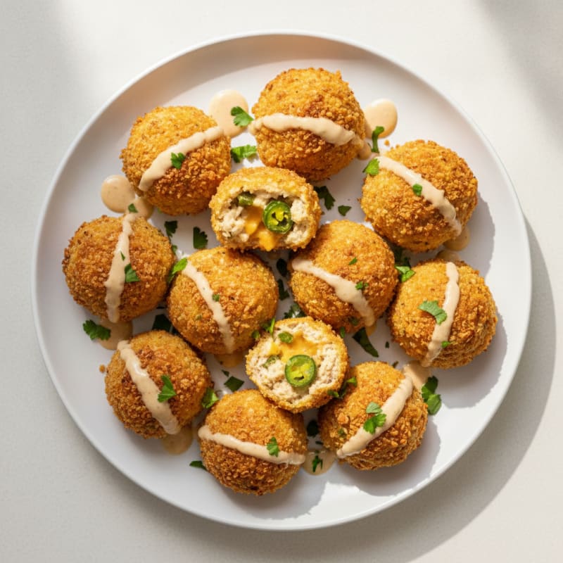 Baked Jalapeño Chicken Poppers