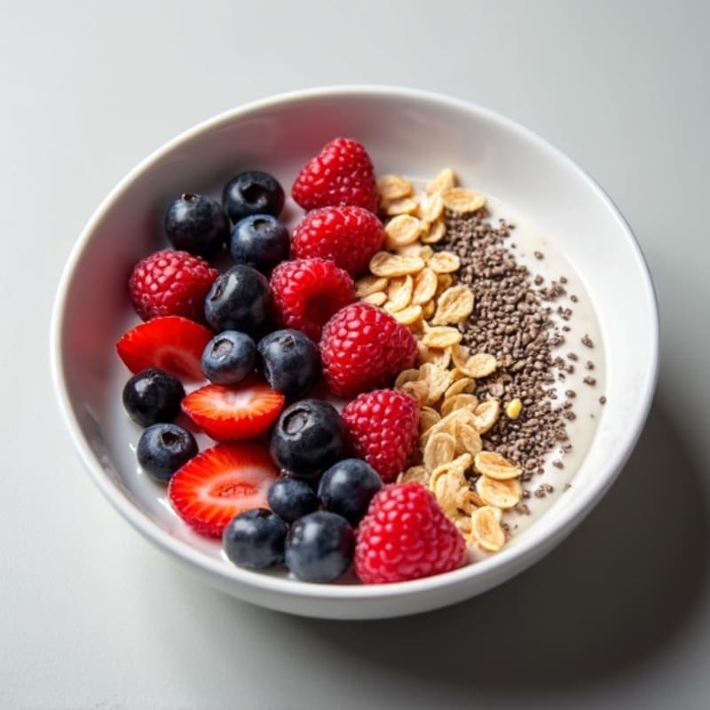 Protein-Packed Berry Oatmeal Bowl