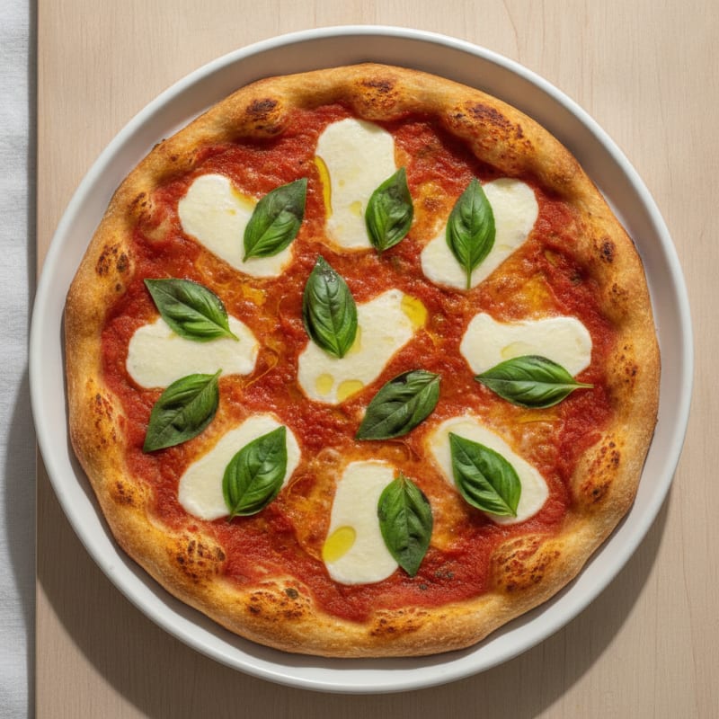 Classic Margherita Pizza with Fresh Basil