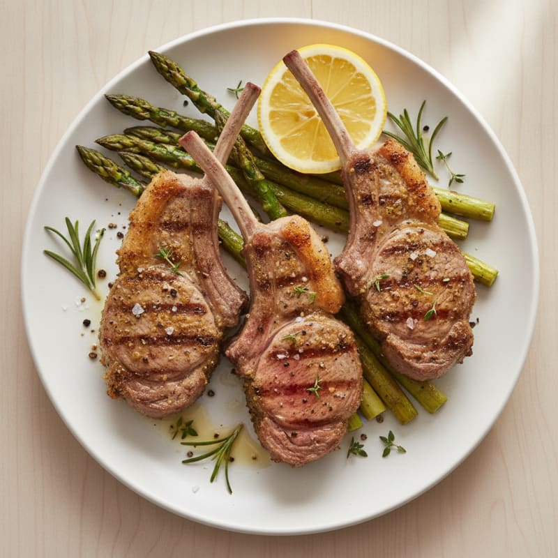 Grilled Herb Lamb Chops