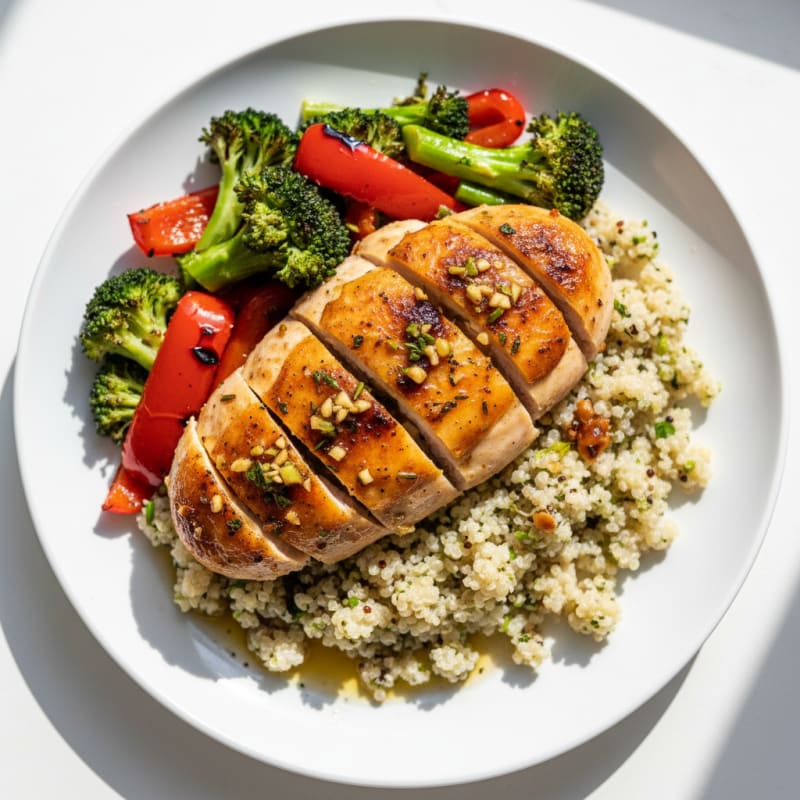 Garlic Herb Roasted Chicken Breast
