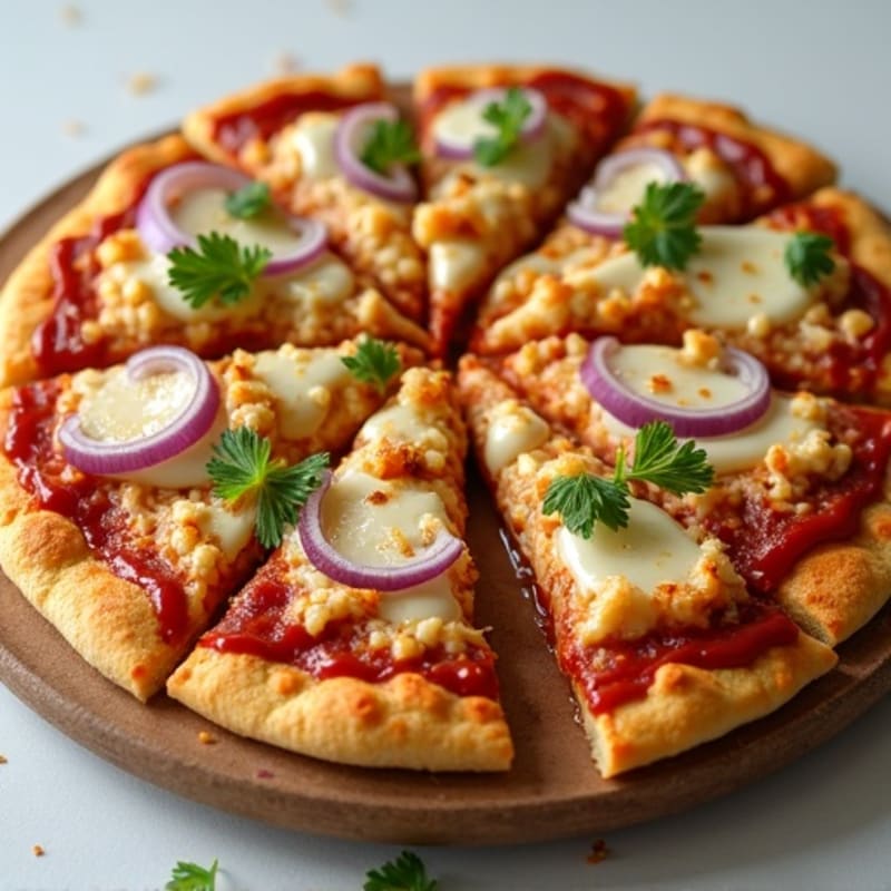 Crispy BBQ Chicken Protein Pizza