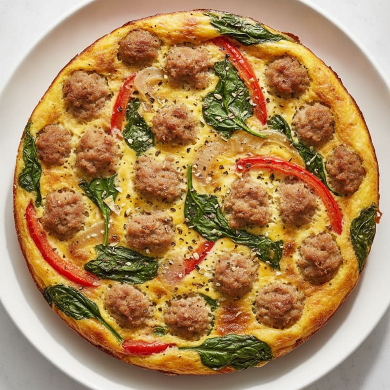 Savory Egg and Turkey Sausage Bake