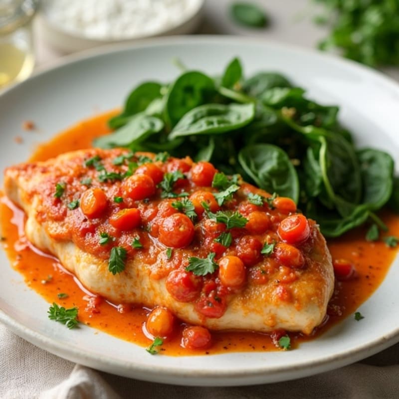 Creamy Spiced Tomato Chicken