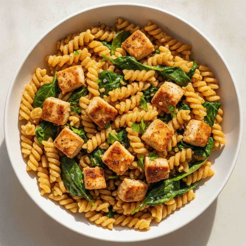 High-Protein Garlic Herb Buttered Noodles