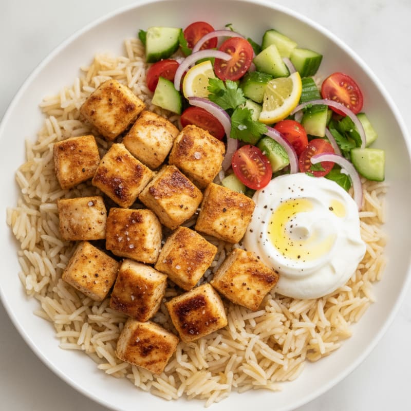 Chicken Shawarma Rice Bowl