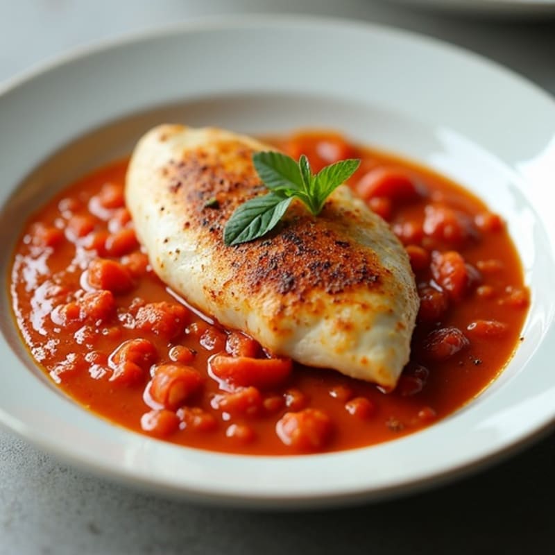 Tender Spiced Chicken with Creamy Tomato Sauce