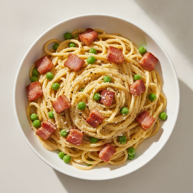 Classic Carbonara with Crispy Pancetta