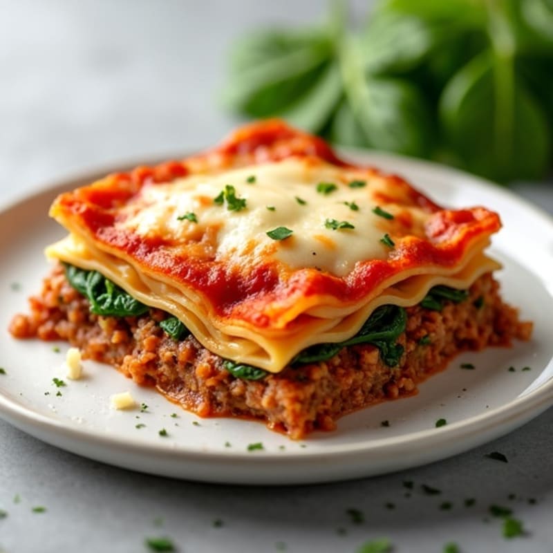Hearty Lean Beef Lasagna Bake