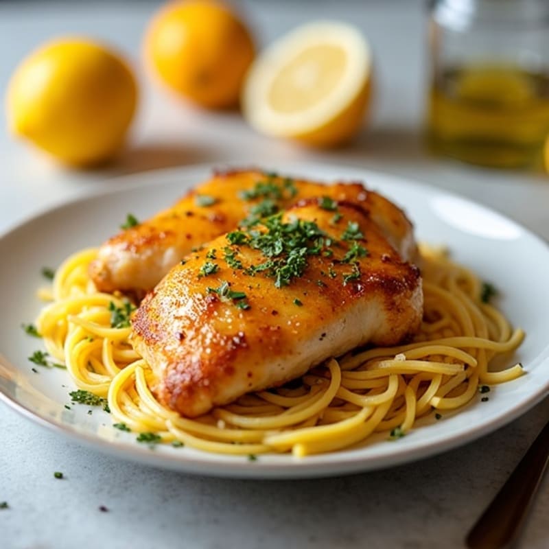 Citrus-Garlic Persian Saffron Chicken