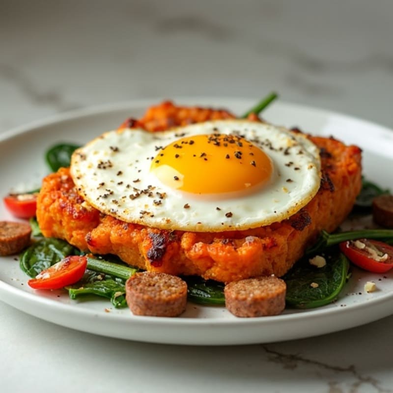 Protein-Packed Sweet Potato and Egg Breakfast Bake