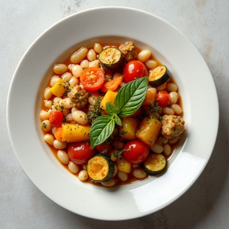 Herb-Roasted White Bean and Vegetable Cassoulet