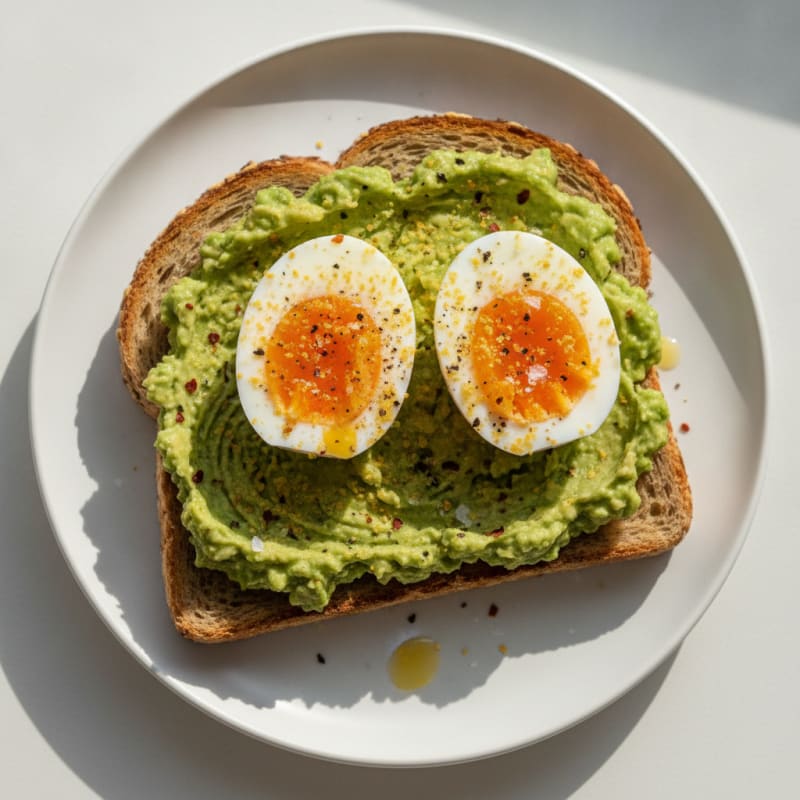 Avocado Toast with Jammy Eggs